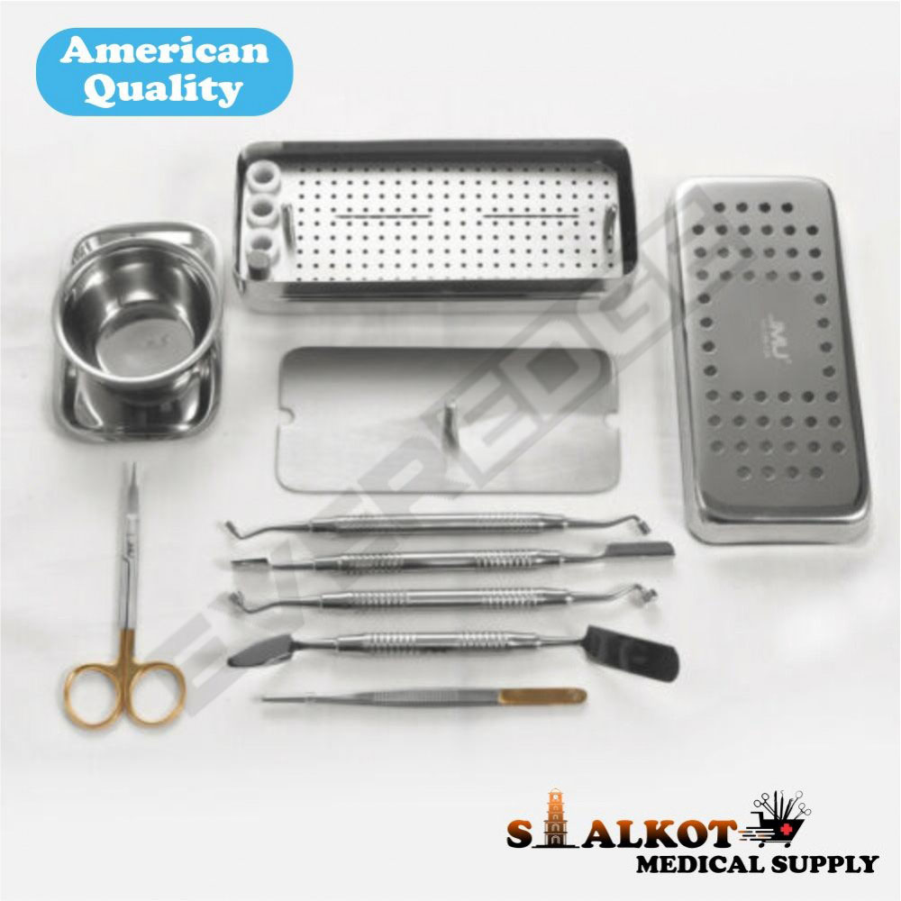 Dental PRF Box( Platelet Rich Fibrin Set)GRF System , Implant Surgery Membrane Kit with Organizing Cassette