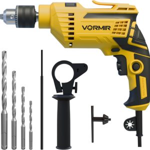 Pistol Grip Drill (Chuck Size 13 mm) VORMIR VR ID13-75 Impact Drill, 650W, Dual Mode (Drilling & Impact), 13mm Chuck, 0–2800 RPM, Variable Speed, Forward/Reverse, Copper Armature.