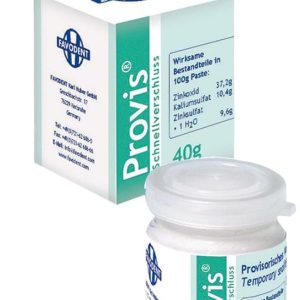 provis jar, temporary filling,